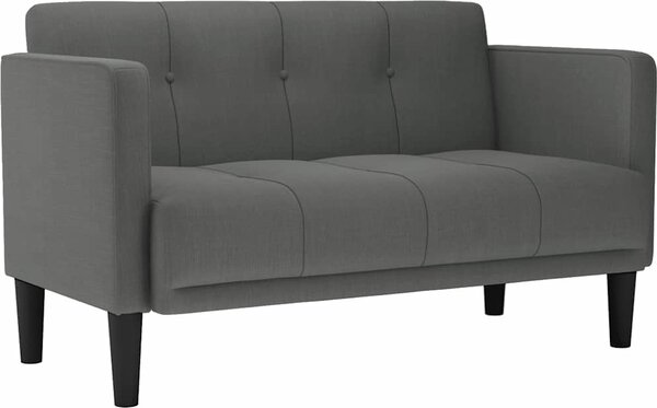 VidaXL Loveseat Sofa 111 cm textil [4100561] Barva: Černá