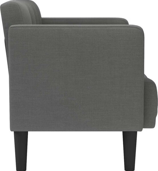 VidaXL Loveseat Sofa 111 cm textil [4100561] Barva: Černá