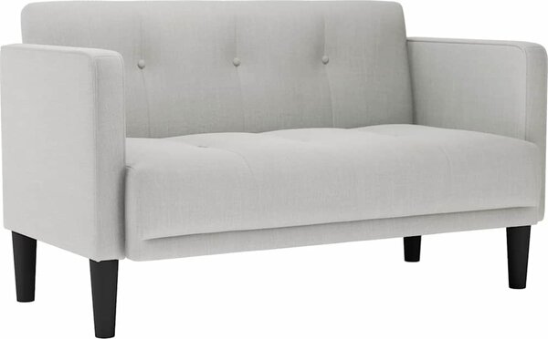 VidaXL Loveseat Sofa 111 cm textil [4100561] Barva: Černá