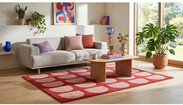 Červený/růžový koberec 120x170 cm Pomegranate – ESTE