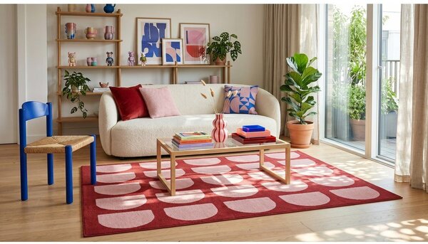 Červený/růžový koberec 120x170 cm Pomegranate – ESTE