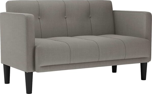 VidaXL Loveseat Sofa 111 cm textil [4100561] Barva: Černá