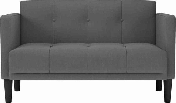 VidaXL Loveseat Sofa 111 cm textil [4100561] Barva: Černá