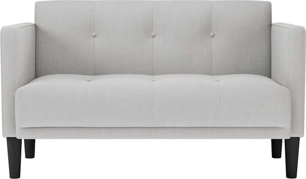 VidaXL Loveseat Sofa 111 cm textil [4100561] Barva: Černá