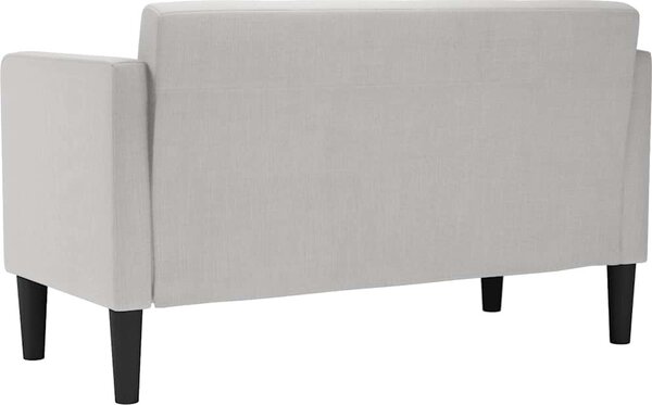 VidaXL Loveseat Sofa 111 cm textil [4100561] Barva: Černá