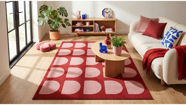 Červený/růžový koberec 120x170 cm Pomegranate – ESTE