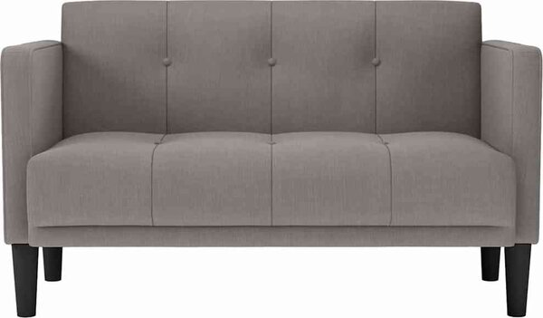 VidaXL Loveseat Sofa 111 cm textil [4100561] Barva: Černá