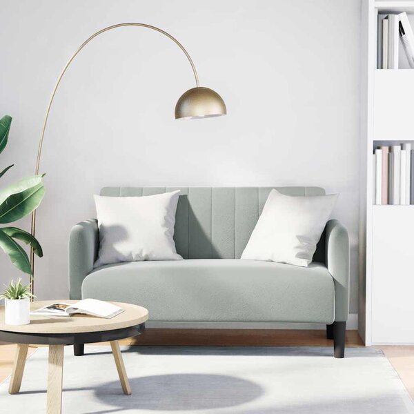 VidaXL Loveseat Sofa 109 cm samet [4100588] Barva: Černá