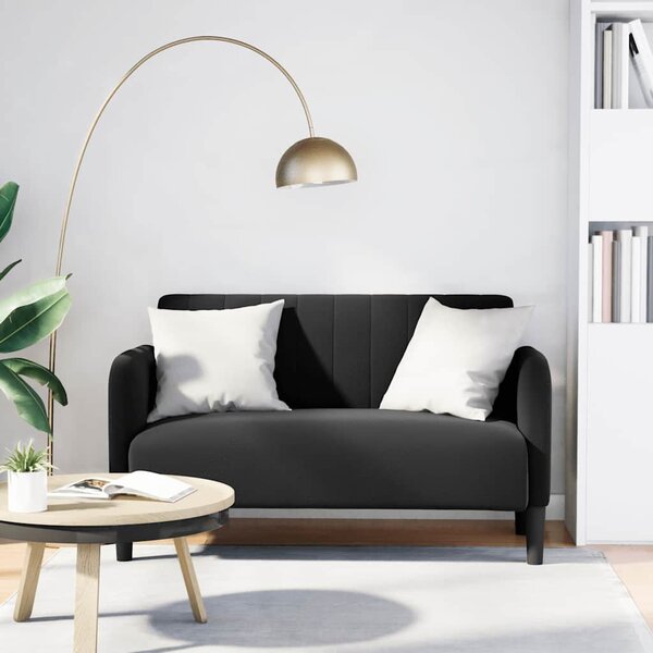 VidaXL Loveseat Sofa 109 cm samet [4100588] Barva: Černá