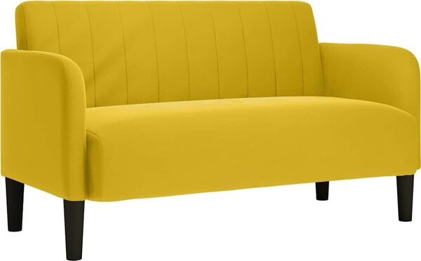 VidaXL Loveseat Sofa 109 cm samet [4100588] Barva: Černá
