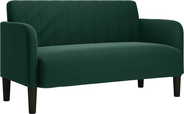 VidaXL Loveseat Sofa 109 cm samet [4100588] Barva: Černá