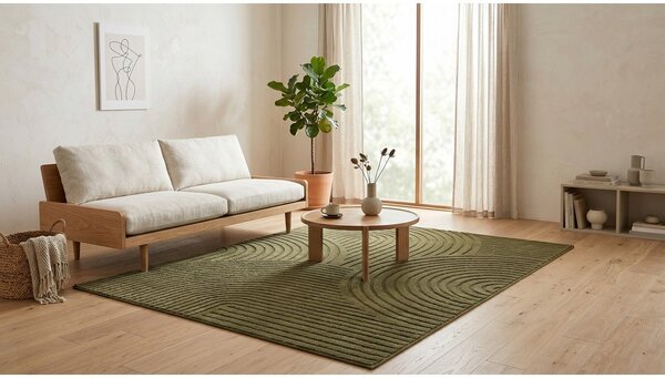 Tmavě zelený koberec 120x170 cm Whirl – ESTE