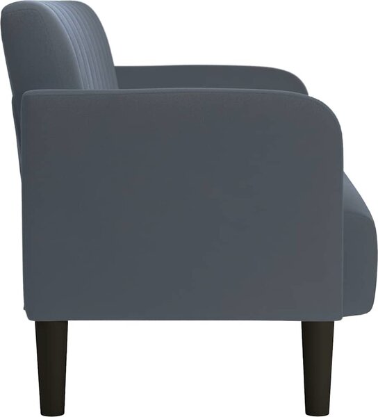 VidaXL Loveseat Sofa 109 cm samet [4100588] Barva: Černá