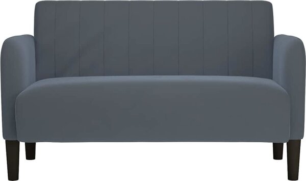 VidaXL Loveseat Sofa 109 cm samet [4100588] Barva: Černá
