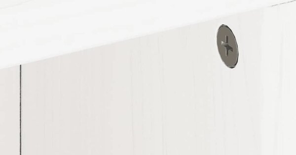 VidaXL Odkládací skříňka ODDA 40x24x79 cm masivní borové dřevo [4103602] Barva: Bílá