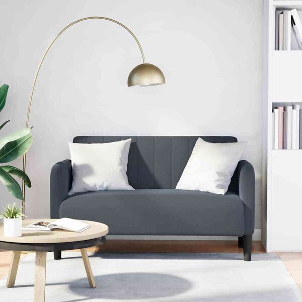 VidaXL Loveseat Sofa 109 cm samet [4100588] Barva: Černá