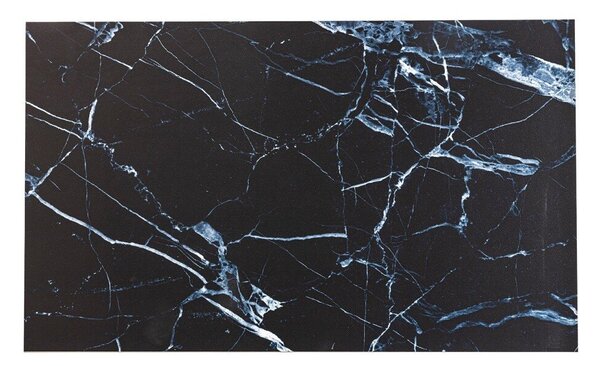 Blancheporte Vinylový koberec s efektem mramoru černá 065