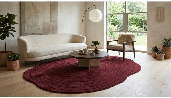Vínový koberec 160x230 cm Pebble – ESTE