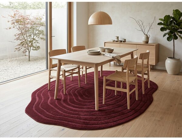 Vínový koberec 160x230 cm Pebble – ESTE