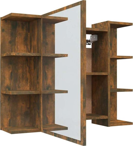 VidaXL Koupelnová zrcadlová skříňka 80x20,5x64 cm kompozit [815522] Barva: dub artisan