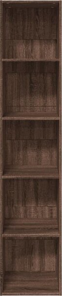 VidaXL Knihovna 40 x 30 x 189 cm kompozitní dřevo [857885] Barva: Bílá