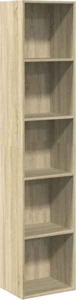 VidaXL Knihovna 40 x 30 x 189 cm kompozitní dřevo [857885] Barva: Bílá