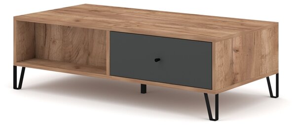 Vivaldi Konferenční stolek Bilbao 110 cm cm dub Craft Tobacco/grafit