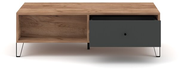 Vivaldi Konferenční stolek Bilbao 110 cm cm dub Craft Tobacco/grafit