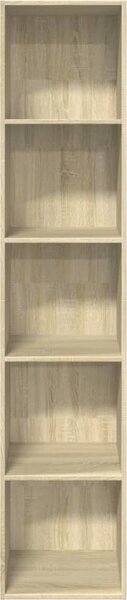 VidaXL Knihovna 40 x 30 x 189 cm kompozitní dřevo [857885] Barva: Bílá