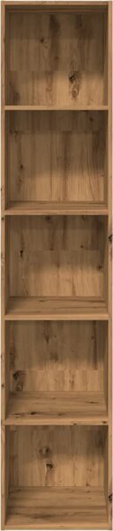 VidaXL Knihovna 40 x 30 x 189 cm kompozitní dřevo [857885] Barva: Bílá
