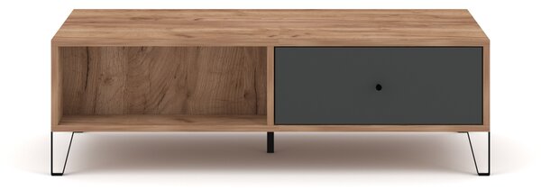 Vivaldi Konferenční stolek Bilbao 110 cm cm dub Craft Tobacco/grafit