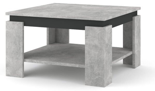 Vivaldi Konferenční stolek Tinto 68 cm beton/antracit