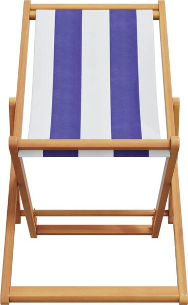 VidaXL Skládací židle 2 ks, látka [3214501] Barva: Modrá
