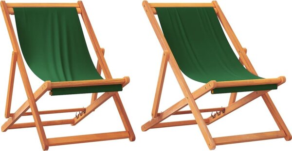 VidaXL Skládací židle 2 ks, látka [3214501] Barva: Modrá