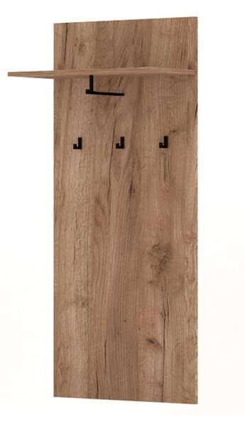 Vivaldi Nástěnný předsíňový věšák Bilbao 63,4 cm dub Craft Tobacco