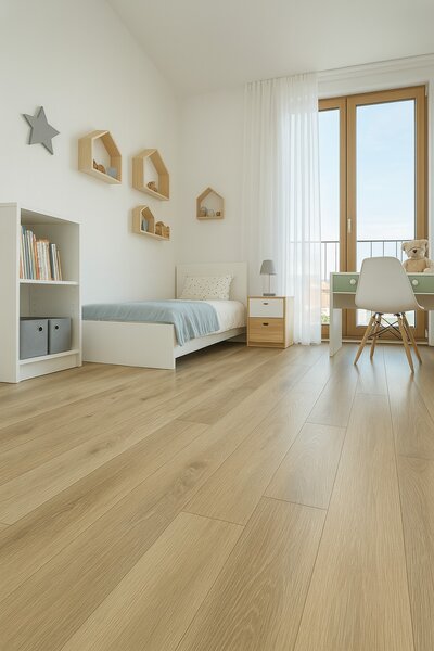IVC Commercial, PVC podlaha - lino Logitex Ultimate 55 Toronta T13, na míru, šíře 2m,4m, béžová, filc, chodba / předsíň