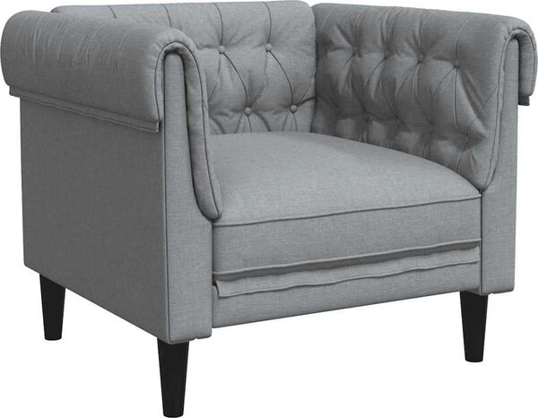 VidaXL Křeslo Chesterfield textil [372538] Barva: Modrá