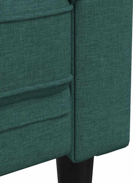 VidaXL Křeslo Chesterfield textil [372538] Barva: Modrá