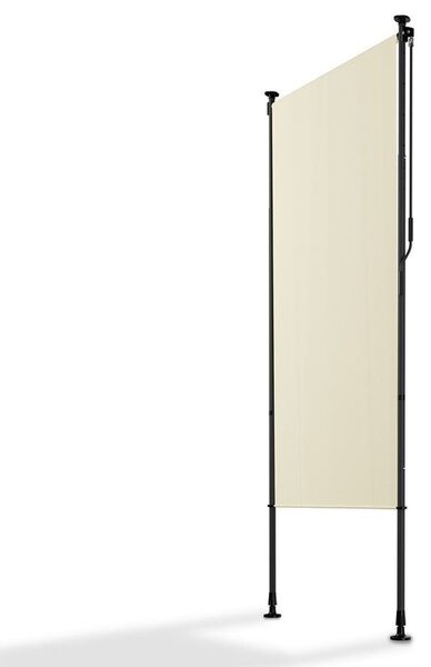 Svislá markýza na balkon 100x228-316 cm, UV ochrana, béžová