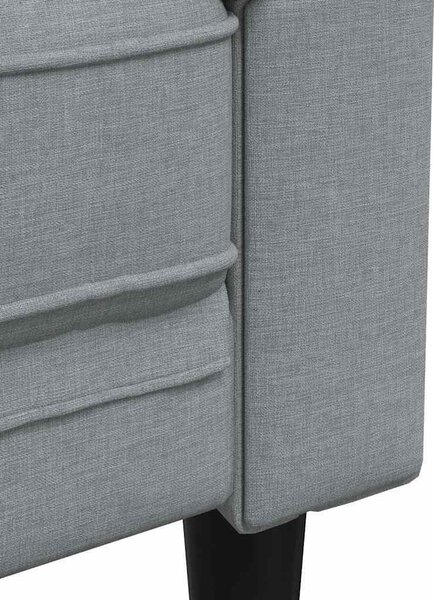 VidaXL Křeslo Chesterfield textil [372538] Barva: Modrá