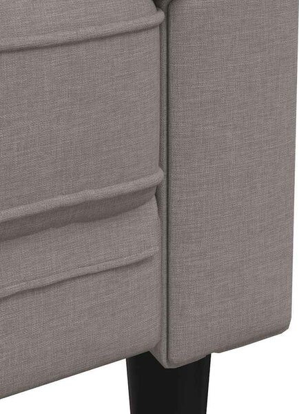 VidaXL Chesterfield pohovka 3místná textil [372560] Barva: Tmavě zelená