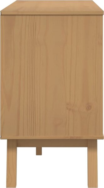 VidaXL Příborník OLDEN 114 x 43 x 73,5 cm masivní borové dřevo [358609] Barva: Hnědá