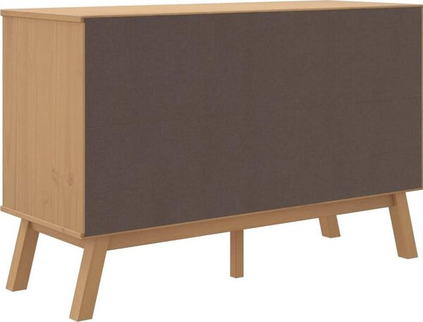 VidaXL Příborník OLDEN 114 x 43 x 73,5 cm masivní borové dřevo [358609] Barva: Hnědá