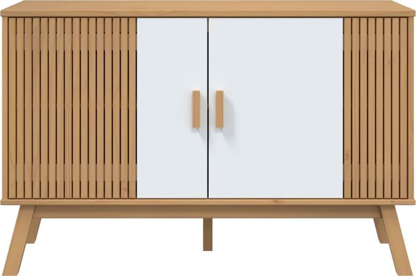VidaXL Příborník OLDEN 114 x 43 x 73,5 cm masivní borové dřevo [358609] Barva: Hnědá