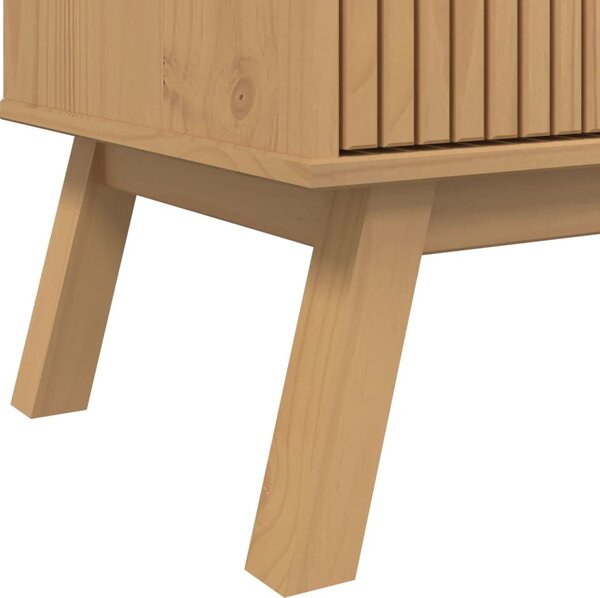 VidaXL Příborník OLDEN 114 x 43 x 73,5 cm masivní borové dřevo [358609] Barva: Hnědá