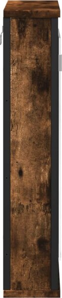 VidaXL Koupelnová skříňka se zrcadlem 42x12x60 cm kompozit [842433] Barva: kouřový dub