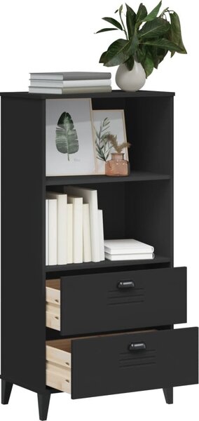 VidaXL Knihovna VIKEN 60 x 35 x 123 cm kompozitní dřevo [374949] Barva: Bílá