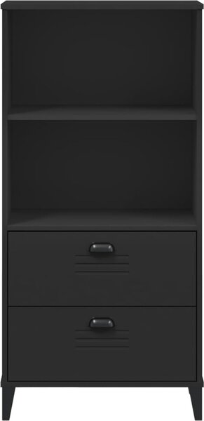 VidaXL Knihovna VIKEN 60 x 35 x 123 cm kompozitní dřevo [374949] Barva: Bílá