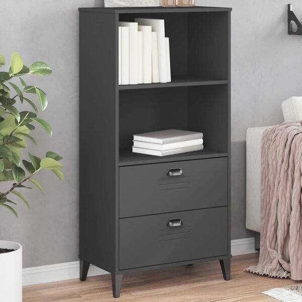VidaXL Knihovna VIKEN 60 x 35 x 123 cm kompozitní dřevo [374949] Barva: Bílá