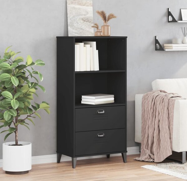 VidaXL Knihovna VIKEN 60 x 35 x 123 cm kompozitní dřevo [374949] Barva: Bílá